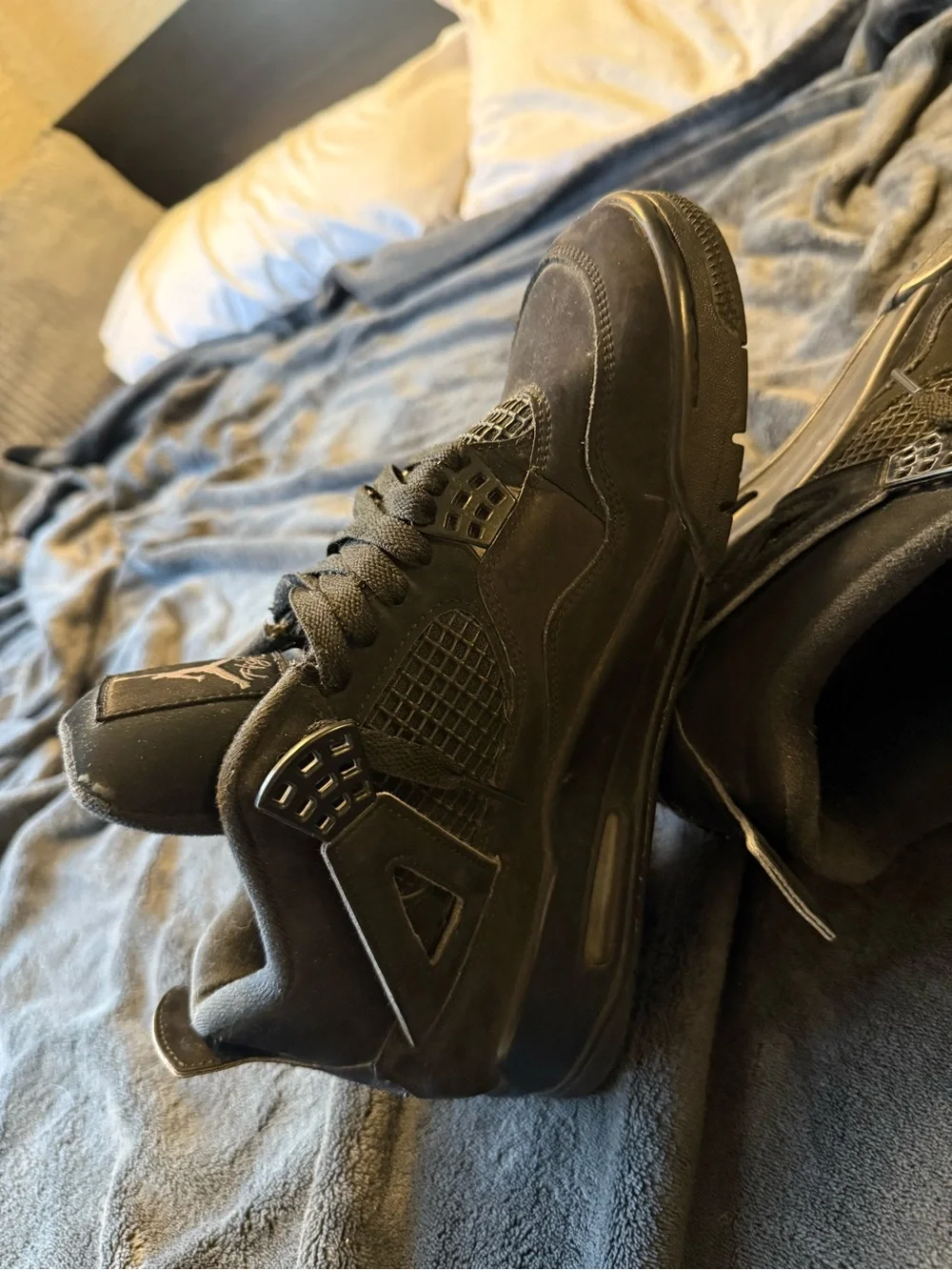men’s jordan 4 black cat size 8